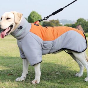 New Winter Dog Coat Waterproof Pet Clothes For Medium Large Dogs Warm Thicken Dog Vest Costume Labrador Jacket